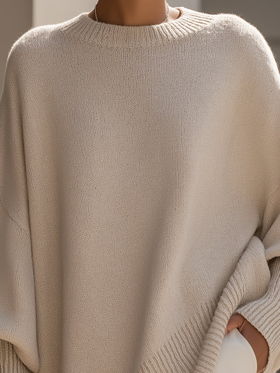 Anneta | Oversized poncho tröja