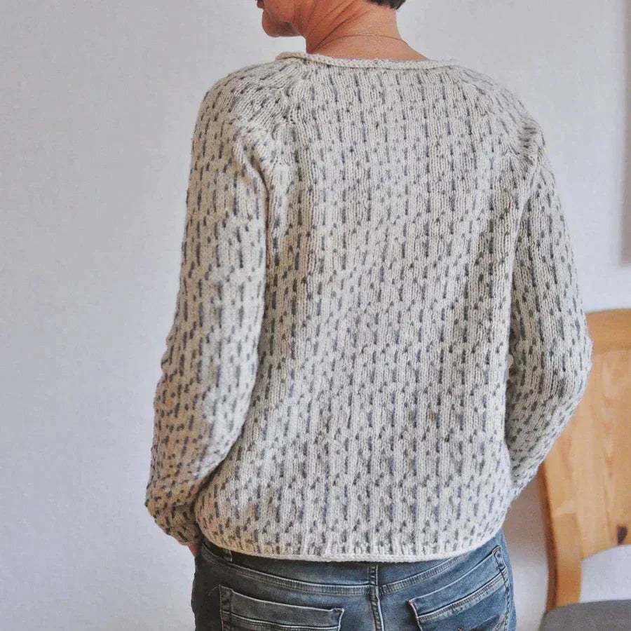 Aleana | Elegant Grå Tröja för Damer
