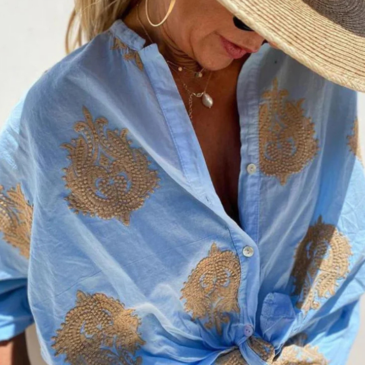 Maja™ | Chic och lätt blus för soliga dagar