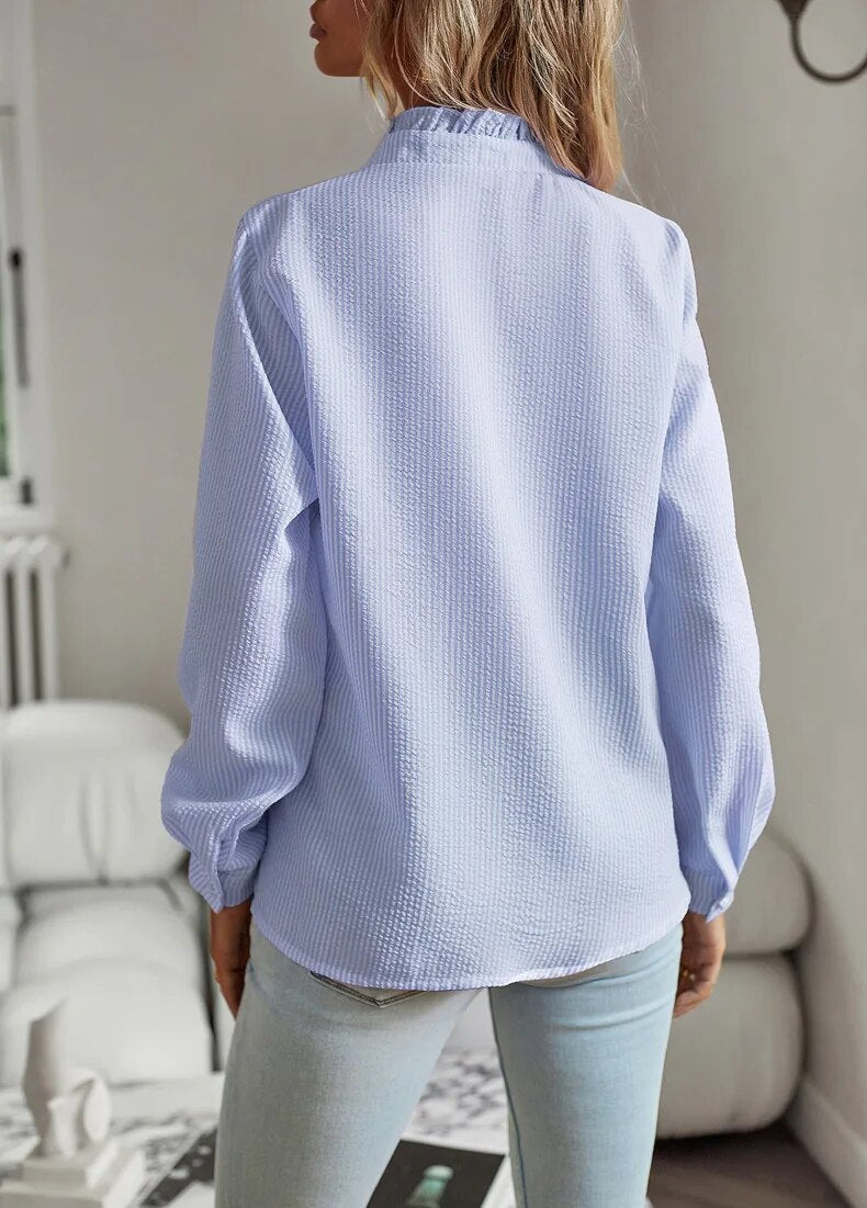 Sivonne™ – Romantisk blus med feminina detaljer