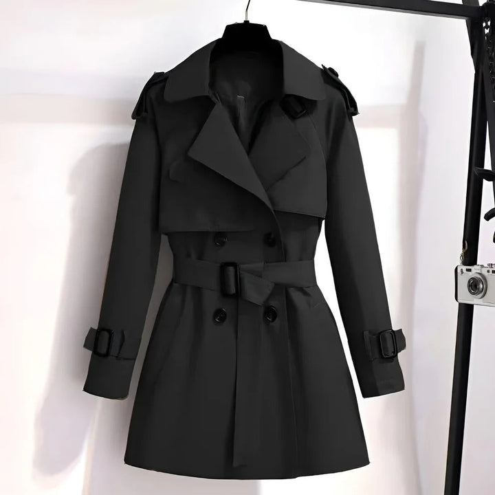 Selinda™ – Kort och Chic Trenchcoat för Damer