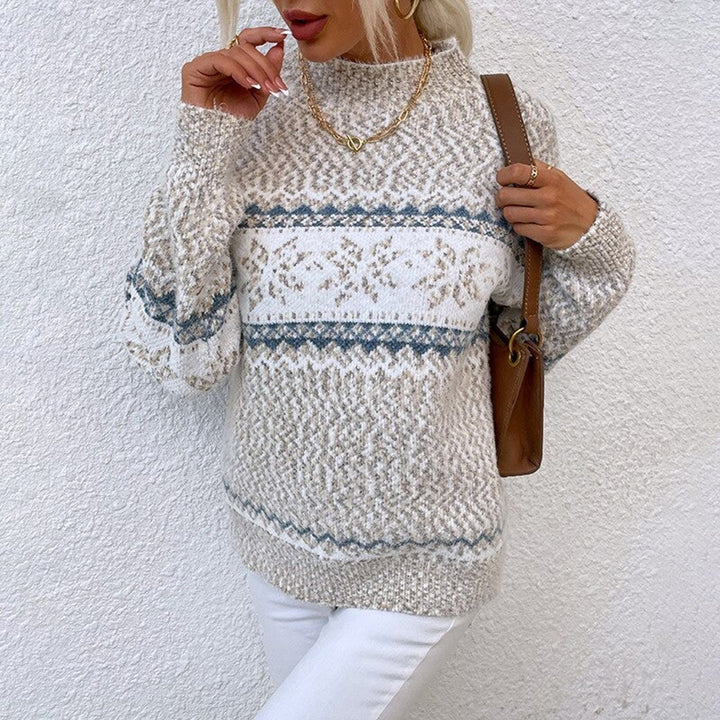 Vintage Fleecetröja med Halvlängdskrage – Mjuk och Värmande i Polar-Fleece