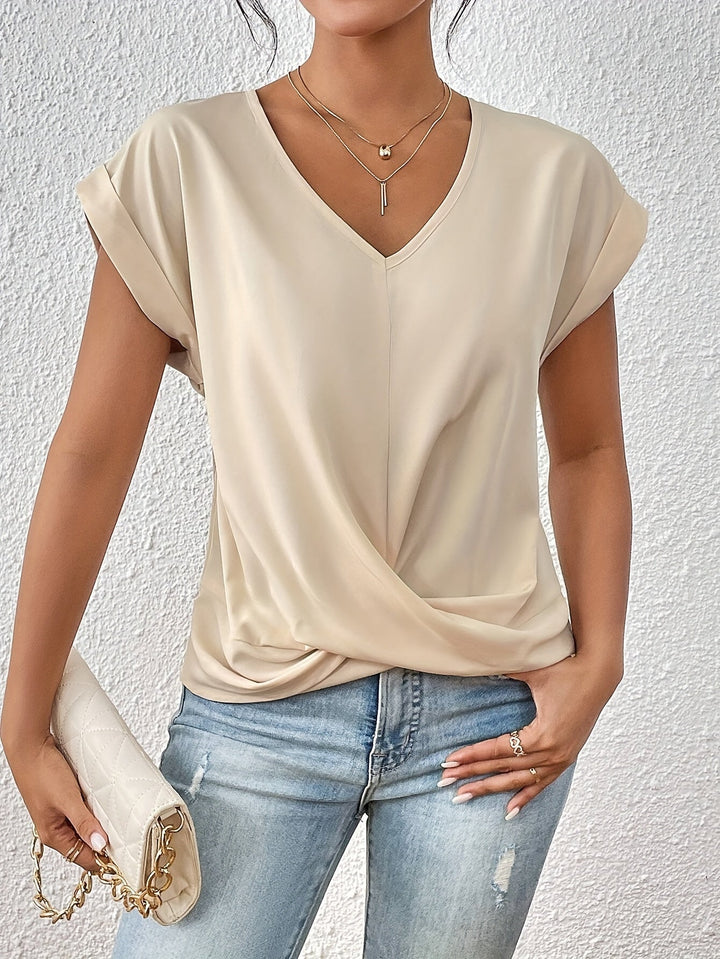 Miranda™ | Casual T-shirt med Sweetheart-ringning