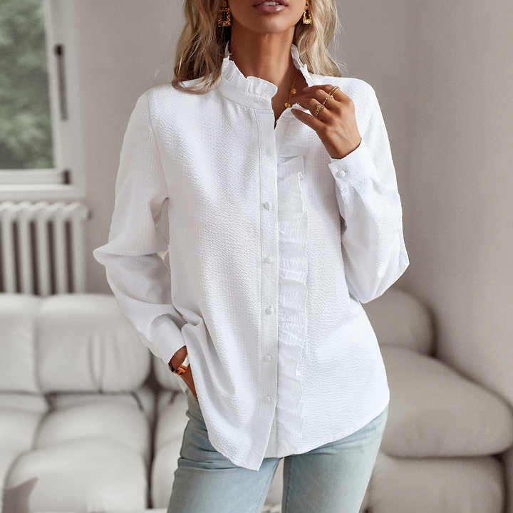 Sivonne™ – Romantisk blus med feminina detaljer